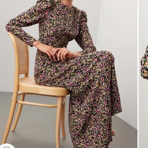 Mac Duggal Long Sleeve Floral Print Formal Dress - never worn new without tags